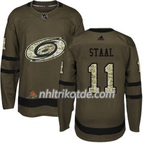 Carolina Hurricanes Trikot Jordan Staal 11 Adidas 2017-2018 Camo Grün Authentic - Herren